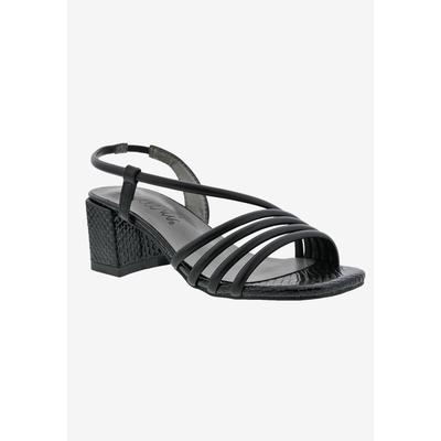 Women's Fling Sandal by Bellini in Black Croc Combo (Size 9 1/2 M)