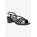 Women's Fling Sandal by Bellini in Black Croc Combo (Size 9 M)