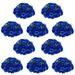 Blosmon Artificial Flower Kissing Balls for Wedding Table Centerpieces 10Pcs 14.2 Large Royal Blue Fake Roses Hydrangea Flower Arrangement