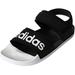 Adidas Shoes | Adidas Unisex-Adult Adilette Sandal Color: Core Black/White Sz 13 Women/12 Men | Color: Black/White | Size: 12