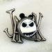 Disney Accessories | Disney Parks The Nightmare Before Christmas Jack Skellington Script Trading Pin | Color: Silver/White | Size: Os