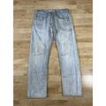 Levi's Jeans | Levis 505 Jeans Mens Straight Fit Gray 5 Pocket Medium Wash Denim Sz 34x34 | Color: Gray | Size: 34