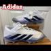 Adidas Shoes | Adidas Freak Carbon Football Shoe Metallic Blue White Men’s Sz 16 New No Box | Color: White | Size: 16