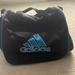 Adidas Bags | Adidas Duffel Bag (Fleet Feet Sports Training) | Color: Black/Blue | Size: Os