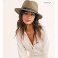 Free People Accessories | Free People X Bailey Of Hollywood Charleston Poet Hat | Color: Brown/Green | Size: Small