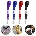 Ceinture de sécurité de voiture pour chien et chat laisse réglable ceinture de sécurité de