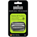 32B Series 3 Shaver Replacement Head for Braun Electric Razors Foil & Cutter Replacement Cassette Compatible with Braun Shaver Models 320 330 340 350CC Black