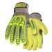 HEXARMOR 2092-XL (10) Hi-Vis Cut Resistant Impact Coated Gloves, A4 Cut Level,