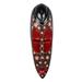 Novica Handmade Ga Dots African Wood Mask