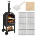 Ktaxon Outdoor Pizza Oven 14 Inch Wood Fired Pizza Oven Patio Pizza Maker w/ Pizza Stone Pizza Peel Grill Rack