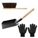 Fireplace Cleaning Kit with Fireplace Ash Shovel Brush Silicone Gloves Practical Fireplace Fireplace Cleaning Kit with Fireplace Ash Shovel Brush Silicone Gloves Practical Fireplace Supplies Easy to
