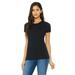 Bella + Canvas Women s The Favorite Tee 6004 SOLID BLK BLEND Large