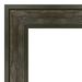 Amanti Art Beveled Bathroom Wall Mirror - Rail Rustic Char Frame - Rail Rustic Char Outer Size: 42 x 30 in