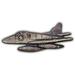 A-4 Skyhawk Airplane Pin Pewter 1 1/2