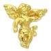 Small Gold Cherub Spiritual Religious Angel Lapel Pin