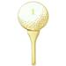 PinMart s Golf Ball and Tee Golfing Enamel Lapel Pin