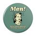 Men Because Women Appreciate The Simple Things in Life Funny Humor Retro Pinback Button Pin