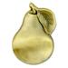 Beautiful Bronze Autumn Pear Thanksgiving Jewelry Lapel Pin Brooch