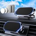 [2 Pack] Magnetic Phone Holder for Car[Upgrade Magnet] Phone Mount for Car Ultra Magnetic Flex Car Phone Holder Dashboard Car Mount Fits Samsung iPhone etc All Smartphones (Black)