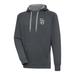 Men's Antigua Charcoal San Diego Padres Metallic Victory Pullover Hoodie