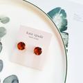 Kate Spade Jewelry | Kate Spade Gumdrop Stud Earrings Brown | Color: Brown/Gold | Size: Os