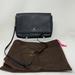 Kate Spade Bags | Kate Spade Genuine Saffiano Leather Crossbody Chain Strap Foldover Purse Bag | Color: Black/Gold | Size: Os
