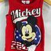 Disney Shirts & Tops | Disney Mickey Mouse Red Tank Top T-Shirt Child's 4t Mickey 28 | Color: Red | Size: 4tb