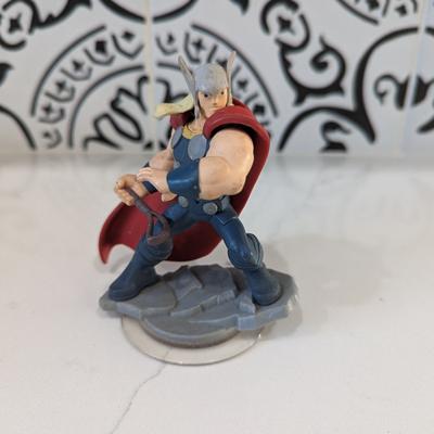 Disney Video Games & Consoles | Disney Infinity 2.0 Marvel Avengers Thor Figure Playset Piece | Color: Gray/Red | Size: Os