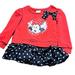 Disney Shirts & Tops | Disney Minnie Mouse Sweatshirt | Color: Black/Red | Size: 4tg