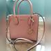 Michael Kors Bags | Brand New With Tags Michael Kors Mercer Sherbert Coral Leather Crossbody Bag | Color: Orange/Pink | Size: Os