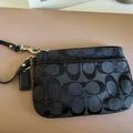 Coach Accessories | Black Coach Coin Purse/Wristlet | Color: Black | Size: Os