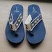 J. Crew Shoes | New J. Crew Bee Flip Flops Navy Yellow Size 6 | Color: Blue/Yellow | Size: 6