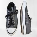 Converse Shoes | Converse All Star Chuck Taylors Chambray Gray Canvas Low Top Oxford Sneakers | Color: Gray | Size: 8