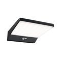 Paulmann 94334 LED Solar Wall Light IP44 incl. 1 x 5 Watt Dark Grey Outdoor lamp, Aluminium, 3000 K, Darkgray