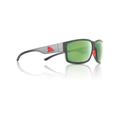 Redfin Polarized Sanibel Sunglasses Matte Gray Frame Seagrass Polarized Lens One Size 1410