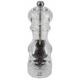 Peugeot - Nancy Manual Pepper Mill - Transparent Adjustable Grinder - Acrylic, Clear, 18cm