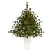 The Holiday Aisle® 3' 8" H Green Pine Cashmere Christmas Tree w/ 50 LED Lights & Pinecones in Green/White | 44 H x 24 W in | Wayfair