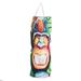 Bungalow Rose Handmade Paradise Jungle Wood Mask in Blue/Brown/Green | 9.5 H x 3.1 W x 1.7 D in | Wayfair D95B143988F844E081255E9BEC48C268