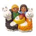 The Holiday Aisle® Sculpture Nativity Set Ceramic | 3.5 H x 3.9 W x 2.4 D in | Wayfair 6E76533FD292420AB25AC45E04D1355A