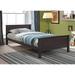 Latitude Run® Twin Panel Bed Wood in Brown | 35.5 H x 42.4 W x 78.6 D in | Wayfair 9B958E9B9EFA42A0A78E6C717881656B