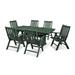 POLYWOOD Vineyard 7-Piece Farmhouse Folding Dining Set