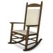 POLYWOOD Jefferson Outdoor Woven Rocking Chair