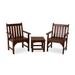 POLYWOOD Vineyard 3-Piece Garden Chair Set