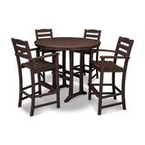 POLYWOOD La Casa 5-piece Outdoor Bar Dining Set