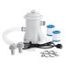 Aibecy Pool Filter Pump 330 GPH Paddling Pool Electric Water Pump With 2 Pool Filter Cartridge Pool Pumps Above Ground Small Pool Filter Pump