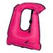 OMOUBOI Inflatable Snorkel Vest for Adults Women Men Snorkeling Jackets Vests with Crotch Strap for Snorkeling Swimming Paddling Boating Water Sports Beginner Adults-Only 88-180 lbs -Pink