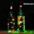 Clearance!Solar Powered 20 Leds Wine Bottle Lights With Cork Fairy String Light