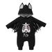 My 1st Halloween Costumes Toddler Baby Halloween Batwing Romper Cute Skeleton Hoodie Kids Boys Girls Bat Long Sleeve Jumpsuit