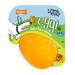 Nylabone Eggi Interactive Small Dog Toy Bouncy Treat Toy Creative Play Orange