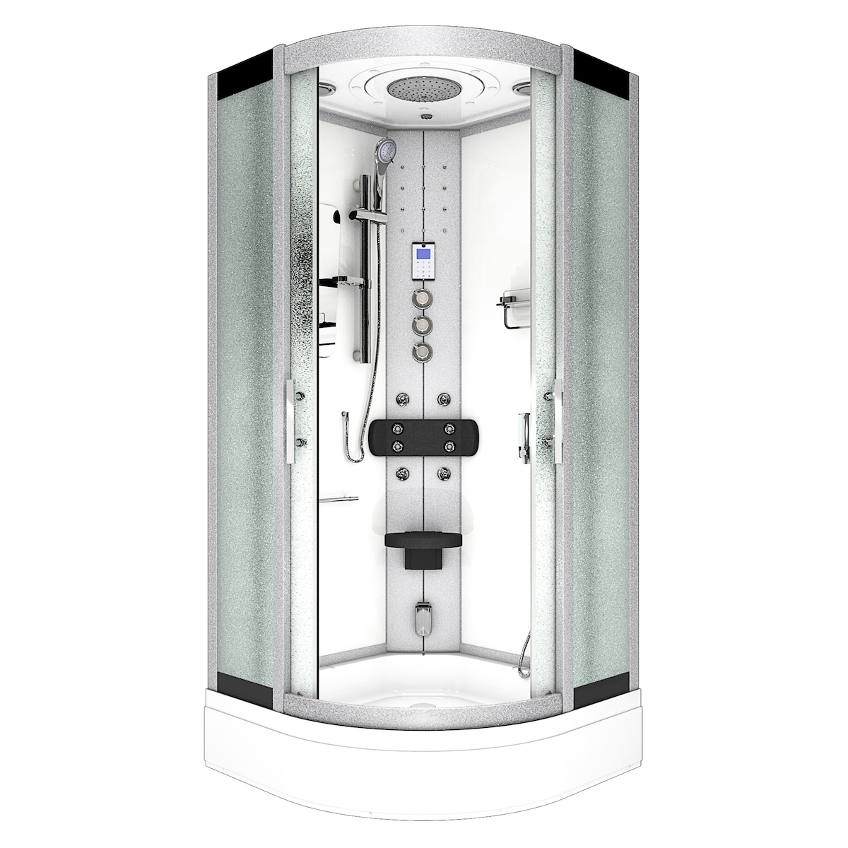 AcquaVapore Duschkabine Dusche D46-60M1-EC Komplettdusche Fertigdusche 100x100 cm Image